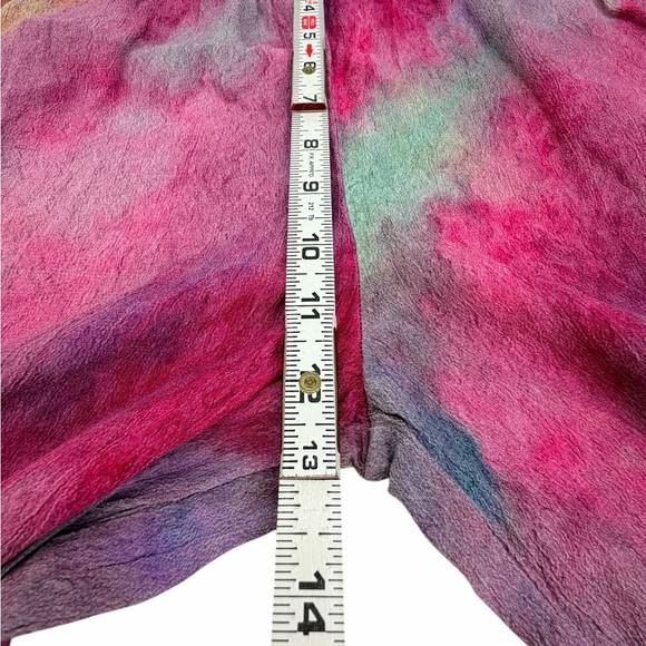 Vintage Conditions Apply Tie Dye Smocked Palazzo Pants Boho Festival Y2K Small - Picture 3 of 6